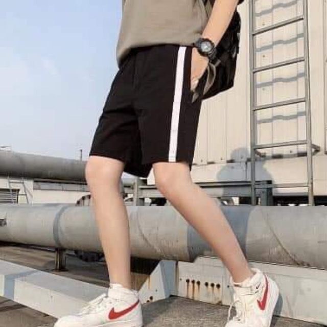 Quần short unisex 1 sọc quần đùi 1 line nam nữ Q-018 | BigBuy360 - bigbuy360.vn