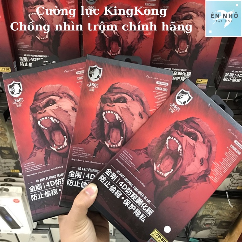 [CHÍNH HÃNG] Kính Cường Lực KingKong WK Design Chống Nhìn Trộm (KHÔNG HỘP)