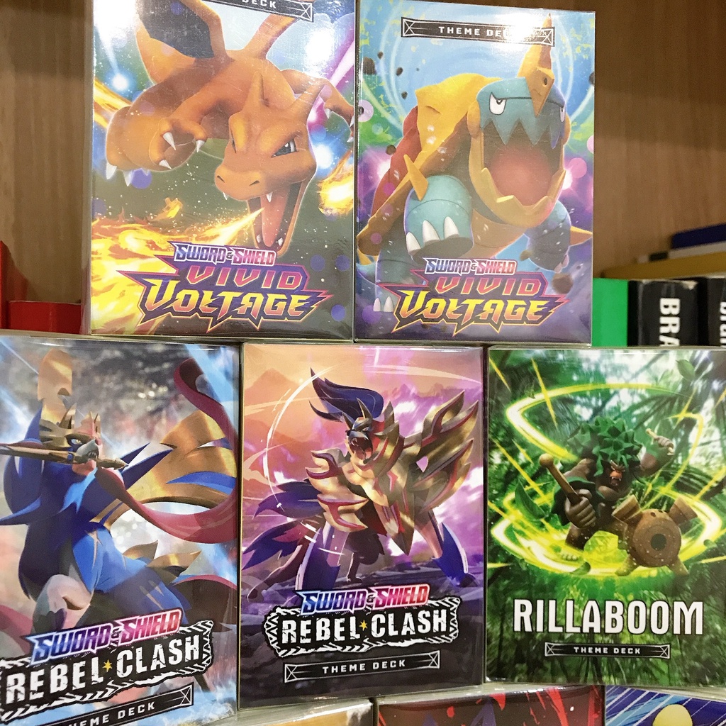 Tổng hợp các bộ Theme Deck 60 thẻ bài Pokemon  - Sword & Shield Series