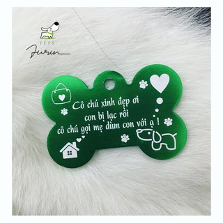Thẻ khắc tên thú cưng