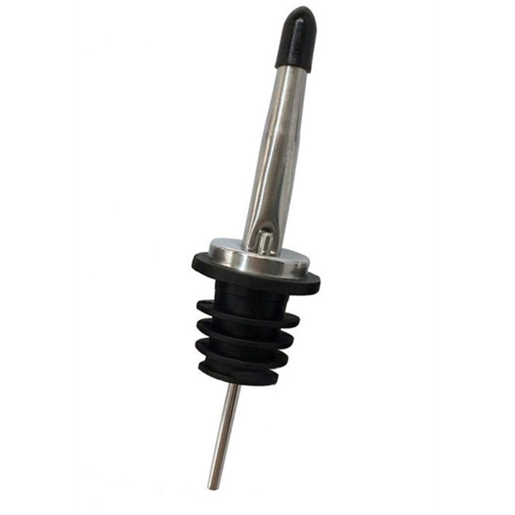 [Coco] 3pcs Wine Pourers Tapered Spout Speed Pourers Stainless Steel Spouts with Rubber Stoppers