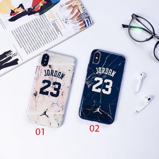 Ốp điện thoại in chữ Jordan 23 cho iPhone X Mirror Casing 7plus 8plus 6plus 6splus 7 8 6 6s