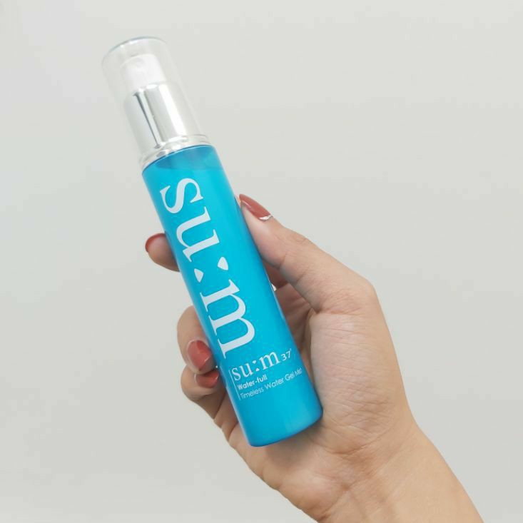 Xịt Khoáng Sum 37 xanh cấp nước kiềm dầu giảm mụn, se khít chân lông - Su:m37 Water-full Timeless Water Gel Mist 60ml