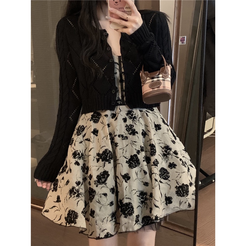 Porozi  Áo Khoác Cardigan Dệt Kim Tay Dài Phong Cách Hàn Quốc Thời Trang Cho Nữ