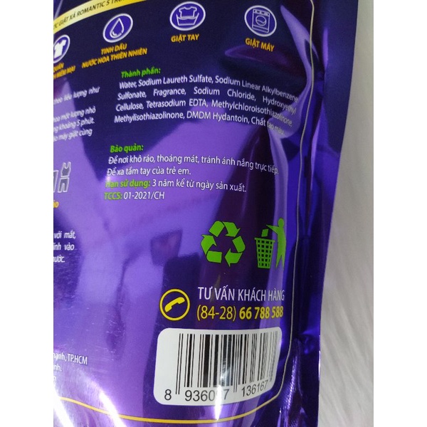 Nước giặt xả Swat Túi 2,2Kg