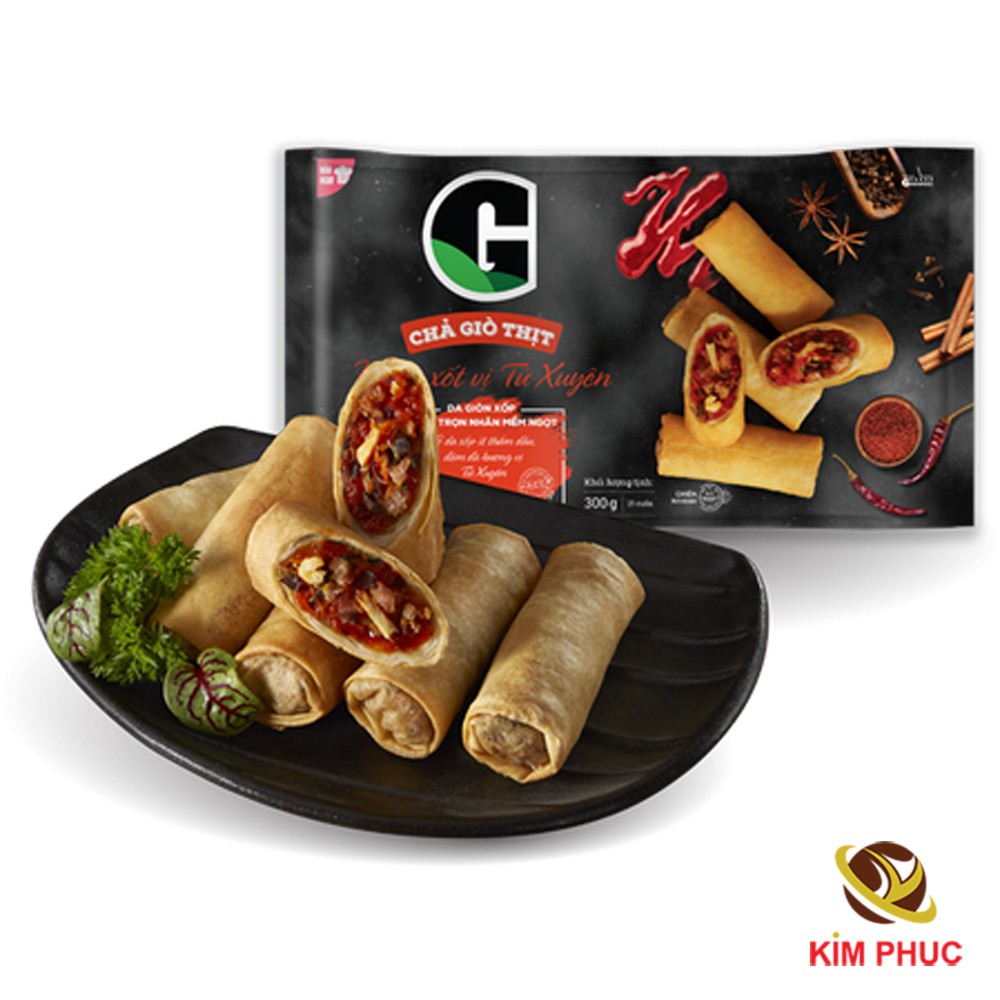 Chả giò thịt nhân xốt vị Tứ Xuyên G - 300g