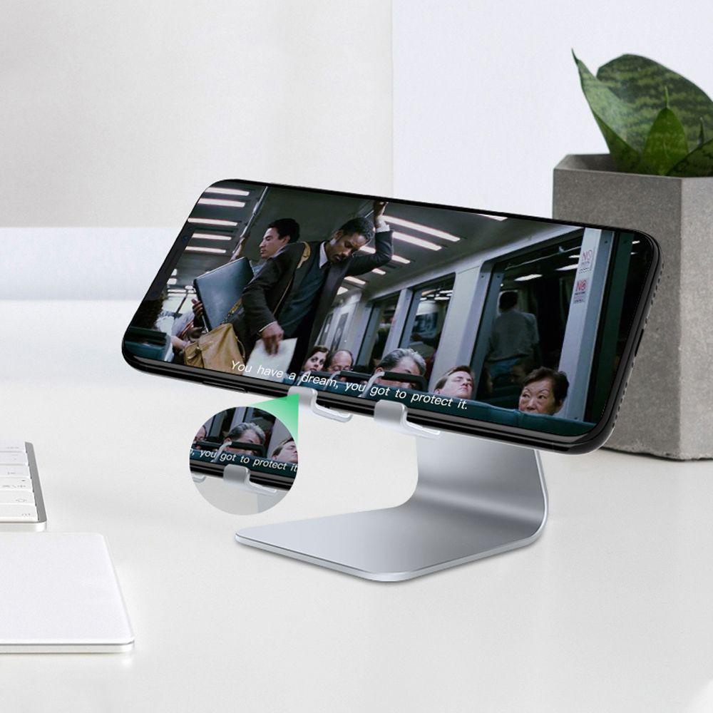 Giá Đỡ Điện Thoại/Máy Tính Bảng Bằng Hợp Kim Nhôm Gấp Gọn Tiện Dụng