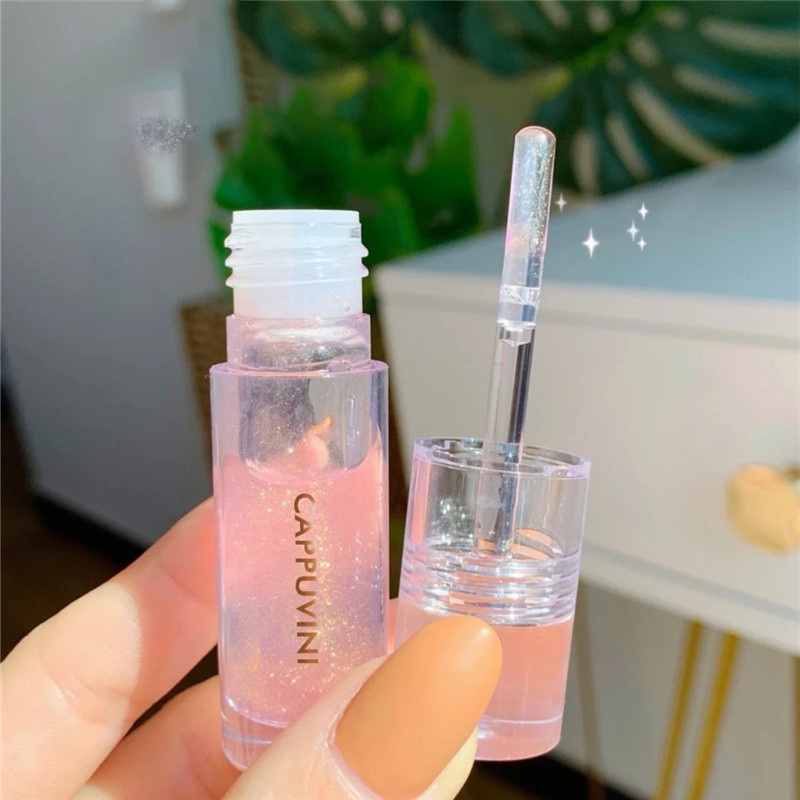 Son Bóng Trong Suốt Dưỡng Ẩm Lâu Trôi Capuviini