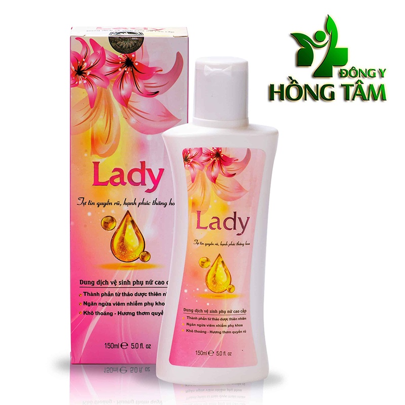 [Chính hãng] Dung dịch vệ sinh phụ nữ Lady Hồng Tâm - Đông y Hồng Tâm