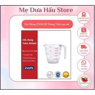 CỐC ĐONG ML INOCHI YOKO NHỰA ĐỊNH LƯỢNG 500ML DUNG DỊCH CHIA VẠCH DỤNG CỤ ĐO LƯỜNG NHÀ BẾP THÔNG MINH