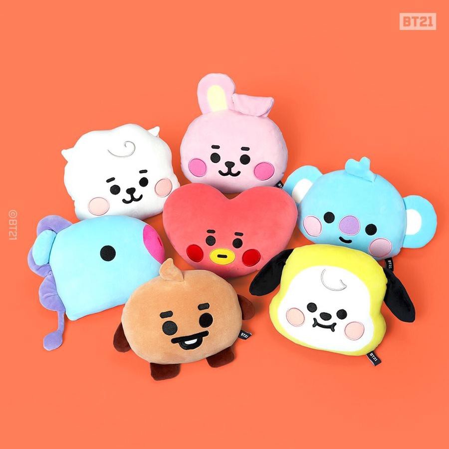 Sale sốc Gấu bông BT21 Baby face cusion official