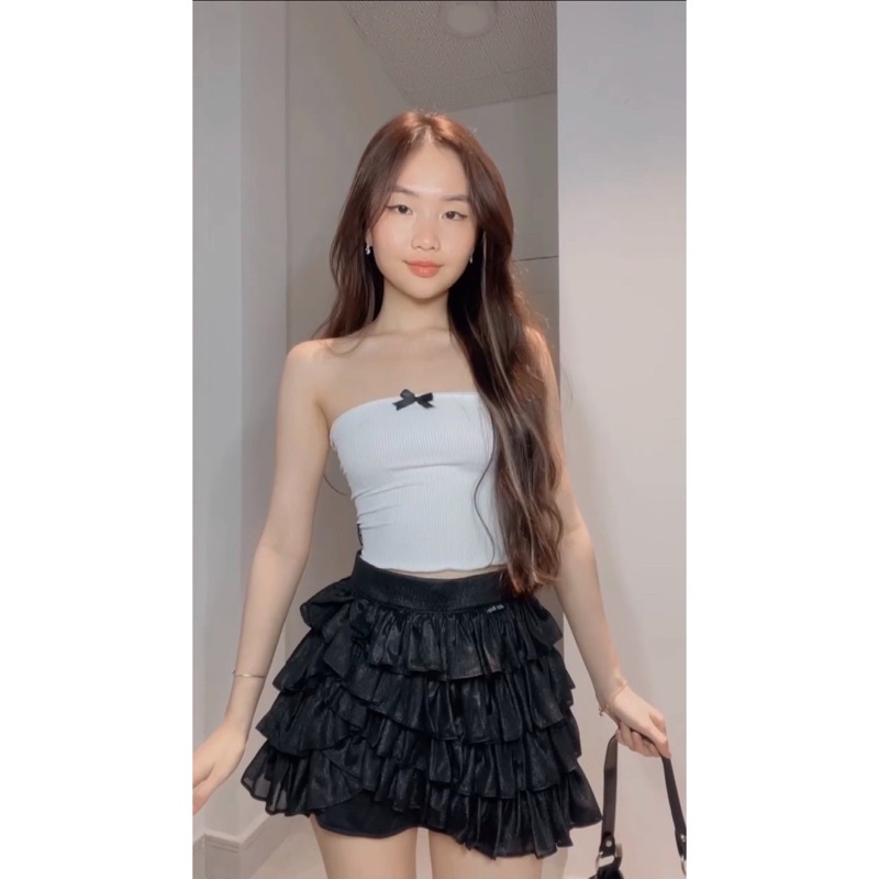 GILL BABY | Chân váy tầng xoè tiểu thư đi chơi hẹn hò