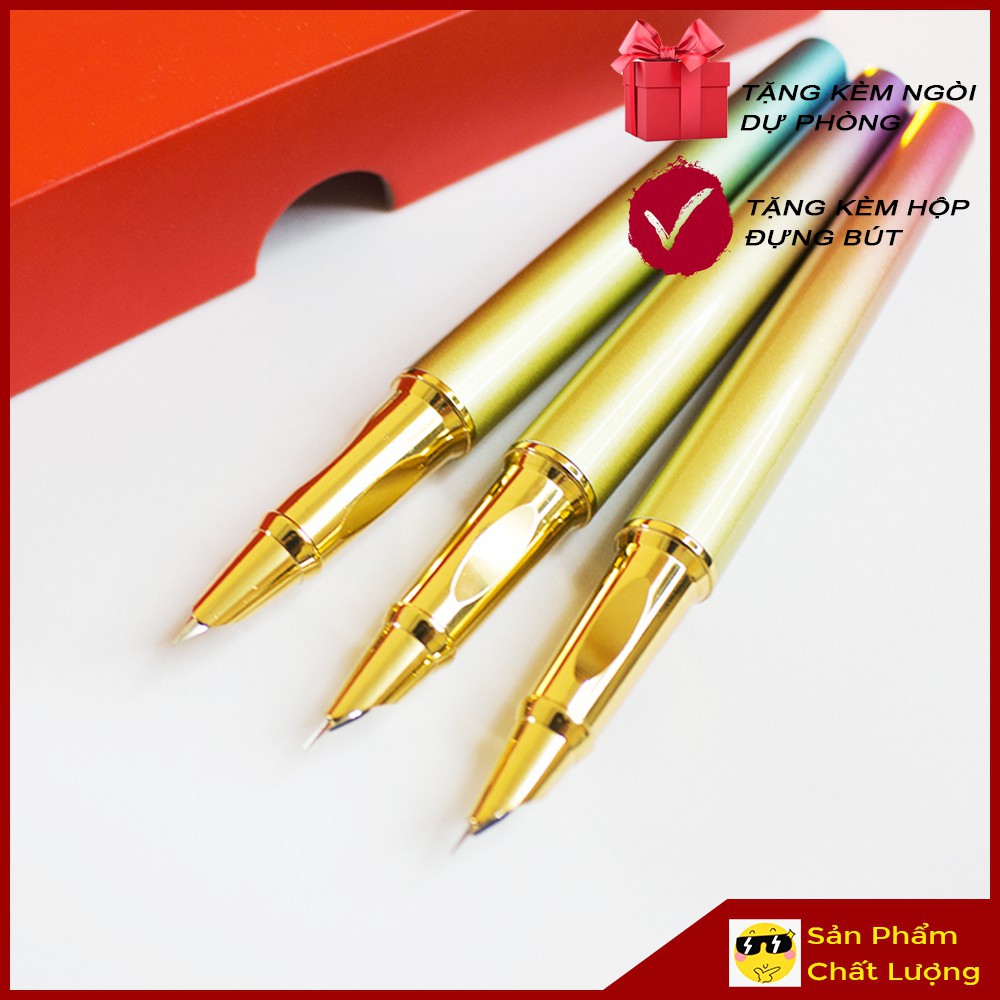 Bút Mực Sao Thiên S012 Ngòi Kim Tinh Êm Trơn, Viết Bài, Luyện Chữ Thanh Đậm, Penpro Bút Mực Chính hãng
