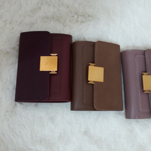 Combo Ví ngắn phối da lộn