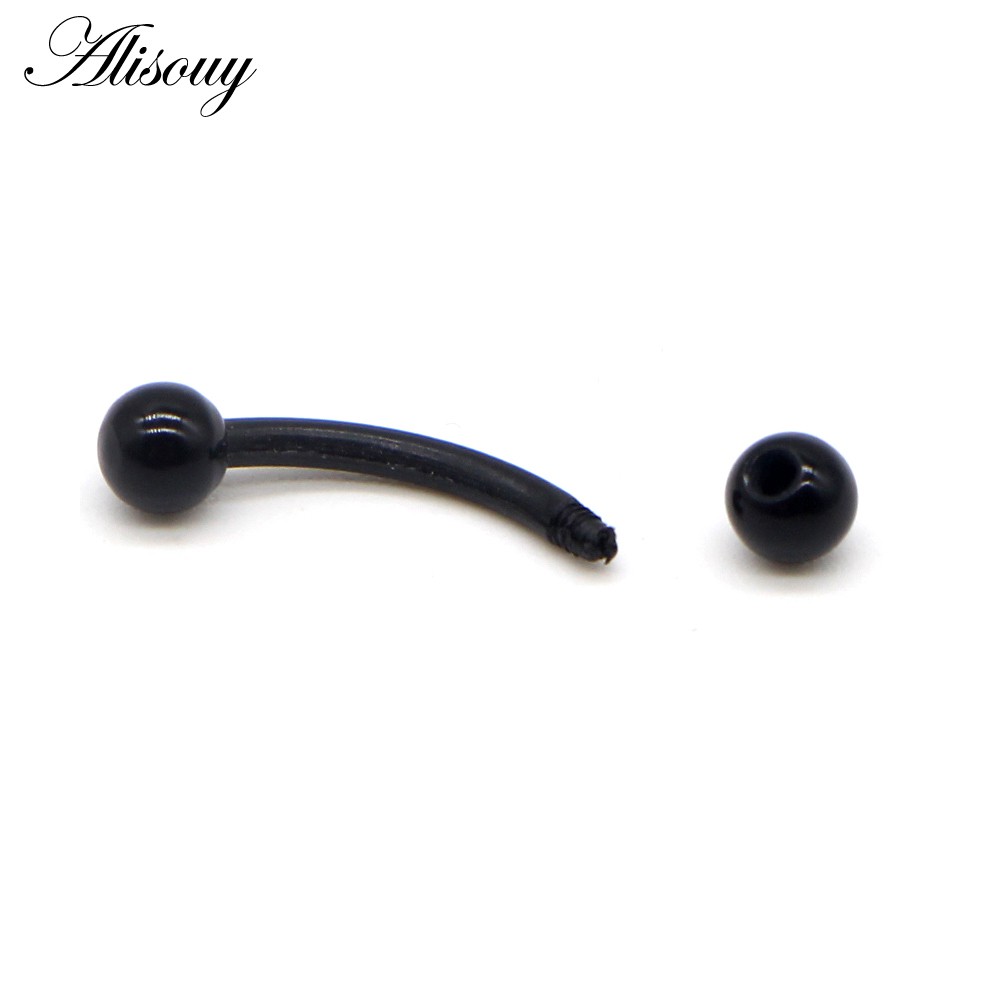 Alisouy 1 Khuyên Xỏ Mũi / Tai / Môi / Tai / Cơ Thể Bằng acrylic Phong Cách punk