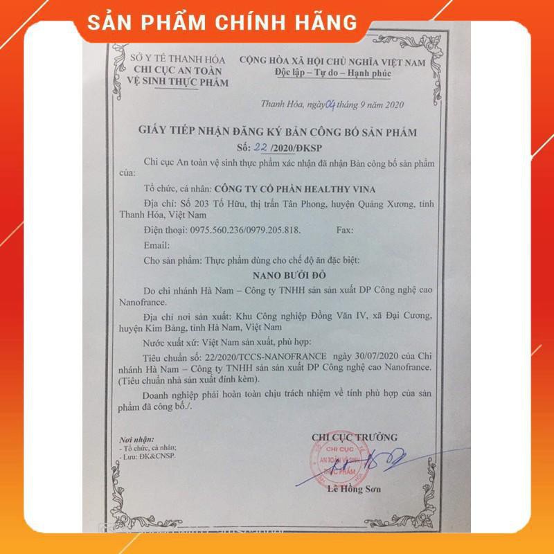 Bưởi đỏ Nano Hera siêu phẩm chăm sóc sức khoẻ và làm đẹp [Rẻ nhất shopee] | Thế Giới Skin Care