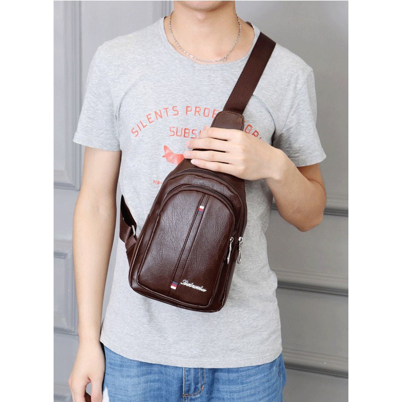 Túi đeo chéo nam da pu phong cách trẻ trung - Túi chéo nam TC07 | BigBuy360 - bigbuy360.vn