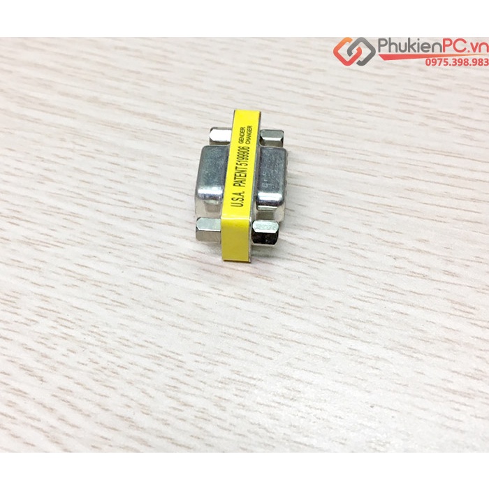 Đầu nối COM DB9 RS232 Female to DB9 Female  Nối cáp COM, chuyển đầu DB9 dực sang cái cho máy công nghiệp