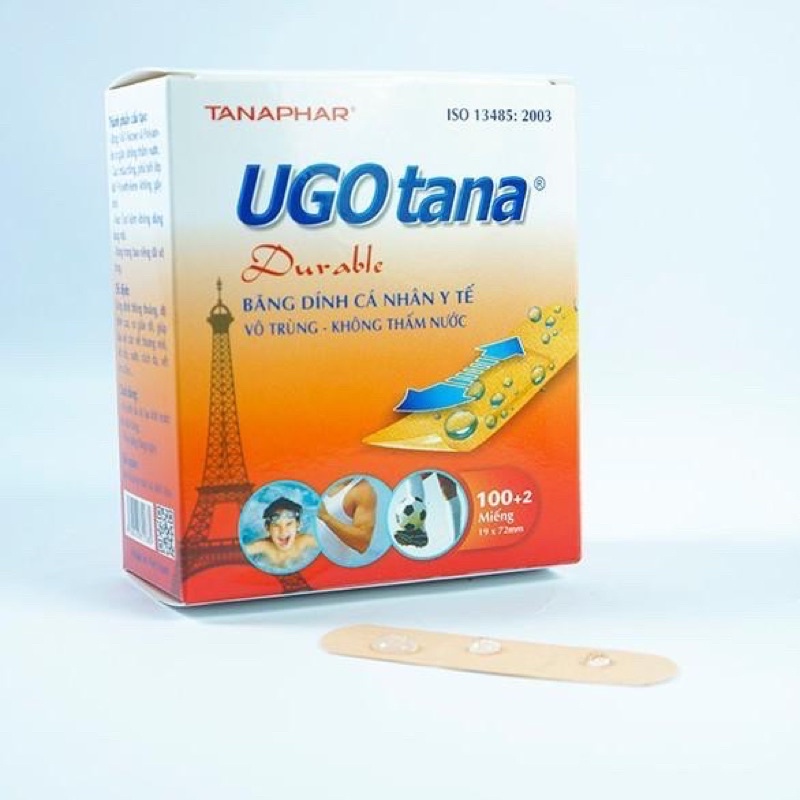 Băng Dính Cá Nhân UgoTana (Hộp 102 miếng)