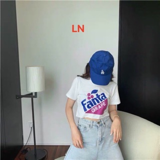 Áo croptop ba chấm L&N 1106 siêu đẹp