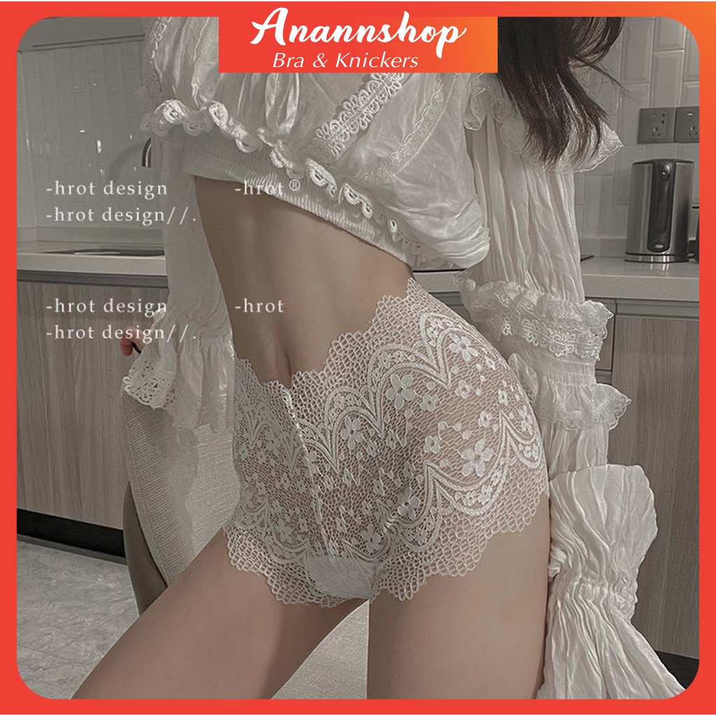 Quần Lót Chip Nữ Không Đường May Hoạt Tiết Ren Hoa Xuyên Thấu Tàng Hình Quyến Rũ Gợi Cảm B23