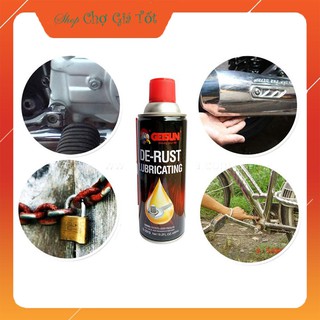 Chai xịt bôi trơn tháo ren chống rỉ sét De-Rust