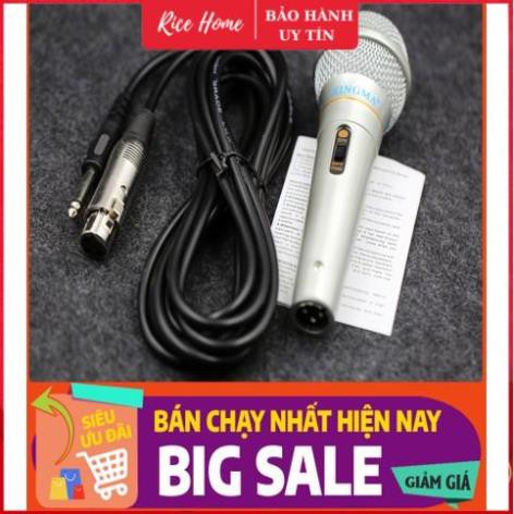 Mic,Micro Karaoke XINGMA AK-319 dòng mic có dây giá rẻ, chất lượng cao Bảo hành Một Đổi một new 2021