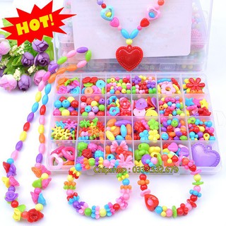 Bộ đồ chơi sâu vòng hạt cườm cho bé cực đáng yêu