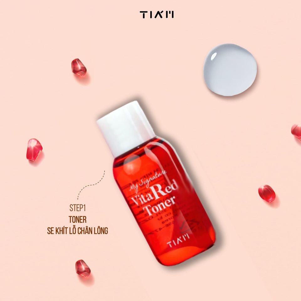 [Mã FMCGMALL - 8% đơn 250K] Mini Set dưỡng trắng da, làm mờ thâm TIAM My Signature Tia'm Red C (40ml+ 12ml + 15ml) | BigBuy360 - bigbuy360.vn