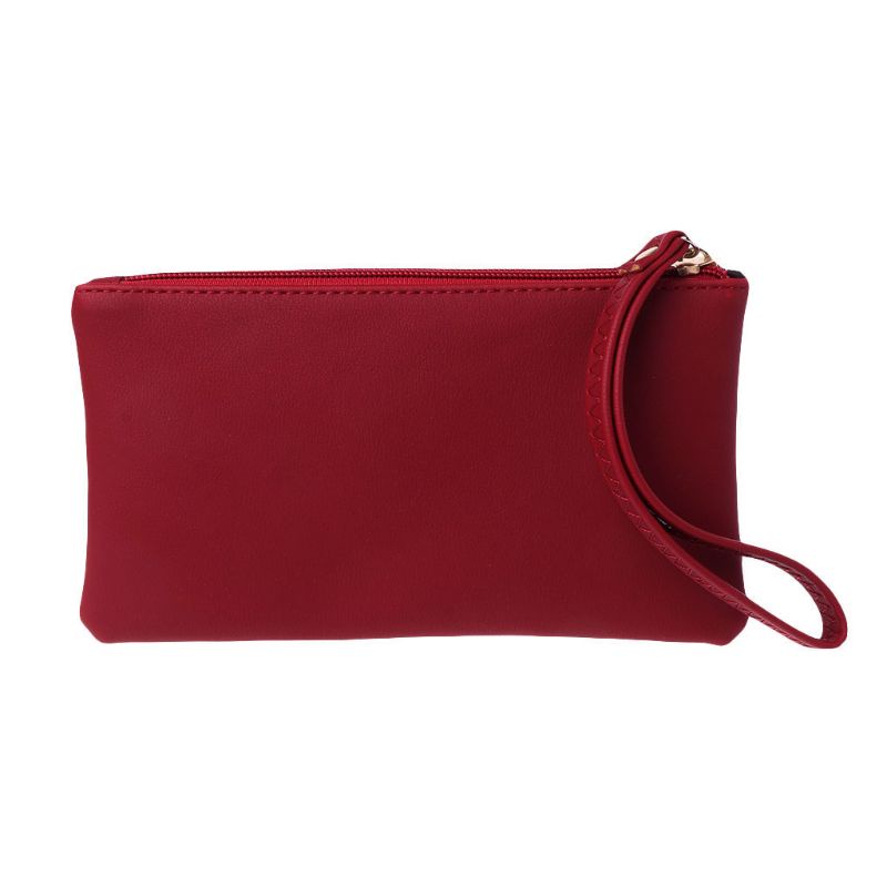 Ví Da PU Đựng Điện Thoại Chìa Khóa Đa Năng Tiện Dụng Dành Cho Nữ