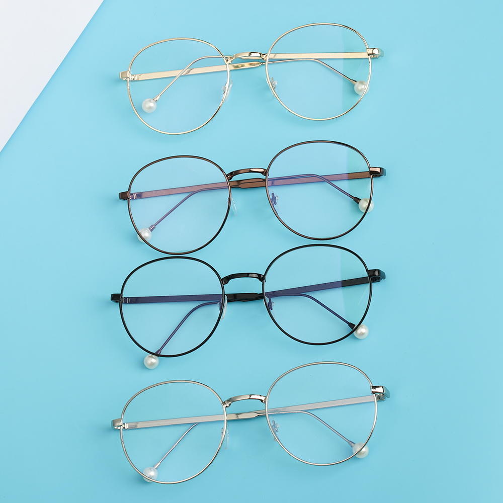 Mắt Kính Gọng Kim Loại Tròn Thời Trang | BigBuy360 - bigbuy360.vn