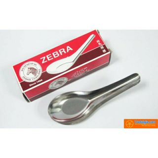 Set 6 muỗng ( thìa) inox Thái Lan thương hiệu Zebra