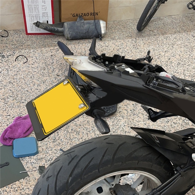 Khung Gắn Biển Số Xe Mô Tô MT09 FZ09 17-20 Chuyên Dụng