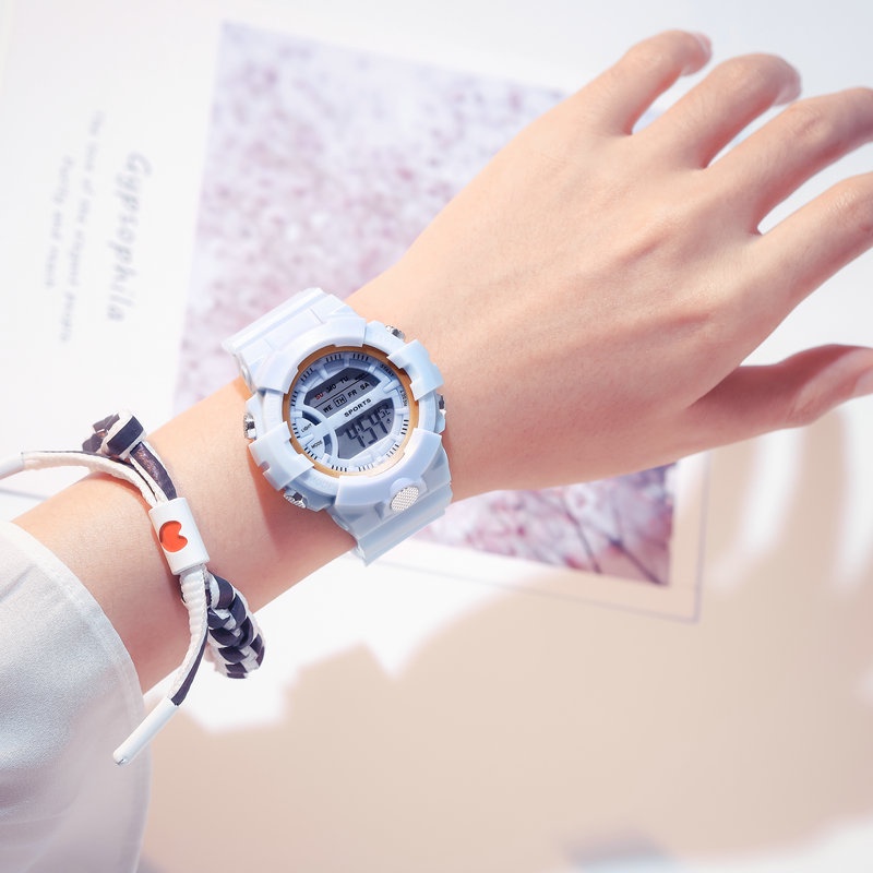 Đồng hồ nữ chính hãng điện tử đeo tay chống nước thể thao SHHORS sport