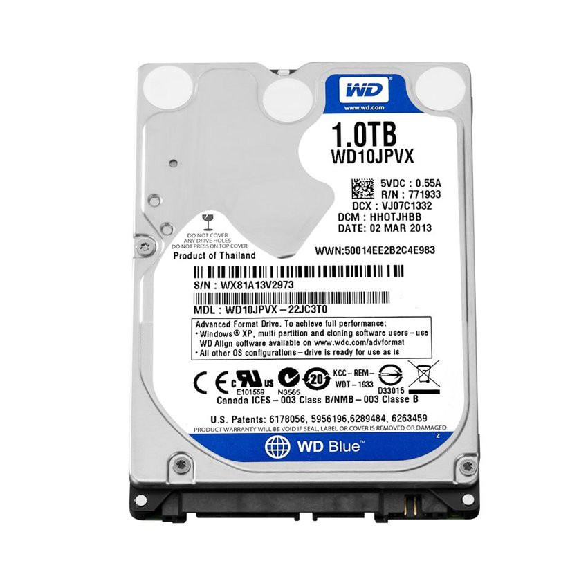 ổ cứng hdd dành cho laptop 160g,250g,320g, 500g sam sung, seagate, hitachi,hgst,toshiba, western