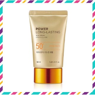 [ Hàng Xịn ] Kem Chống Nắng Lâu Trôi The Face Shop Power Long-Lasting Sun Cream Spf50+/Pa+++ Hàn Quốc, Tuýp 50ml