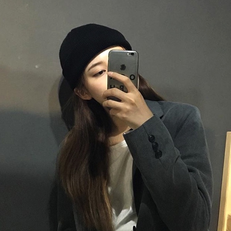 Mũ len beanie ngắn trơn nam nữ unisex nhiều màu; M04 - MOZETO