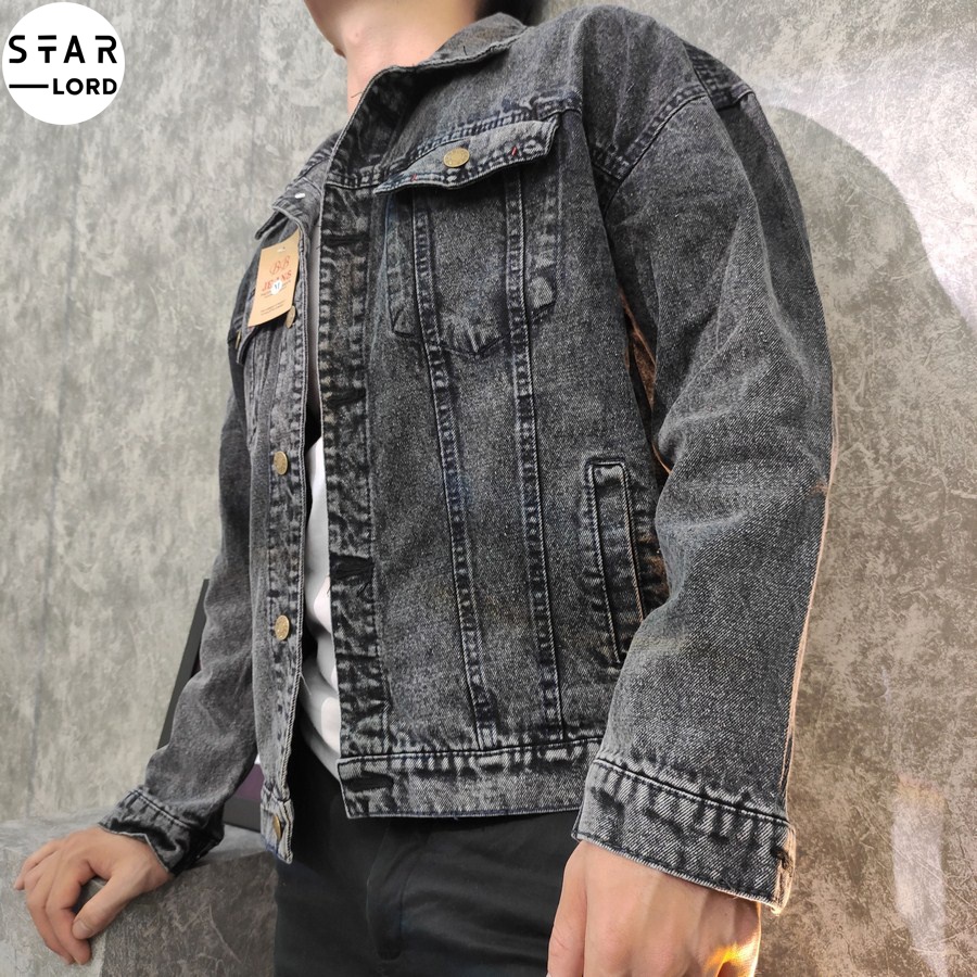 Áo khoác jean nam [ hình thật ] form chuẩn vải đẹp SL359 STARLORD