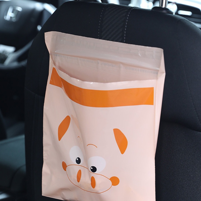 Set 60 Túi Đựng Rác Chống Bụi In Họa Tiết Động Vật Nhiều Màu Dễ Thương