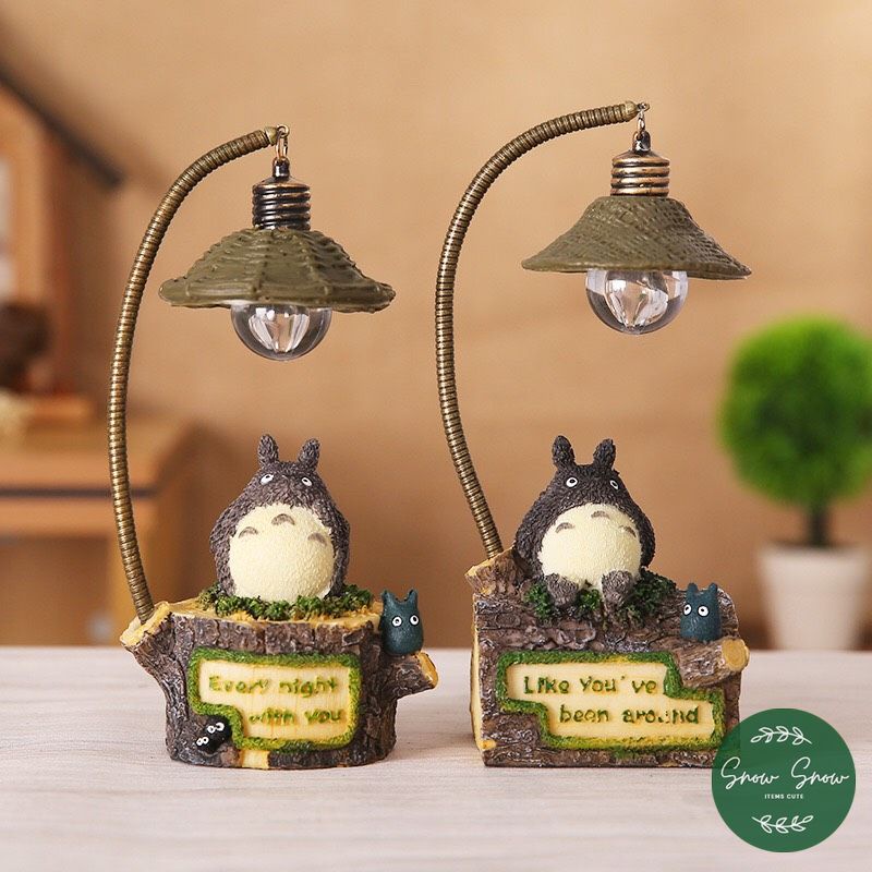 Đèn ngủ LED - Đèn trang trí hình TOTORO cực xinh chất liệu dày dặn phù hợp decor làm quà tặng kèm sẵn pin tiện lợi