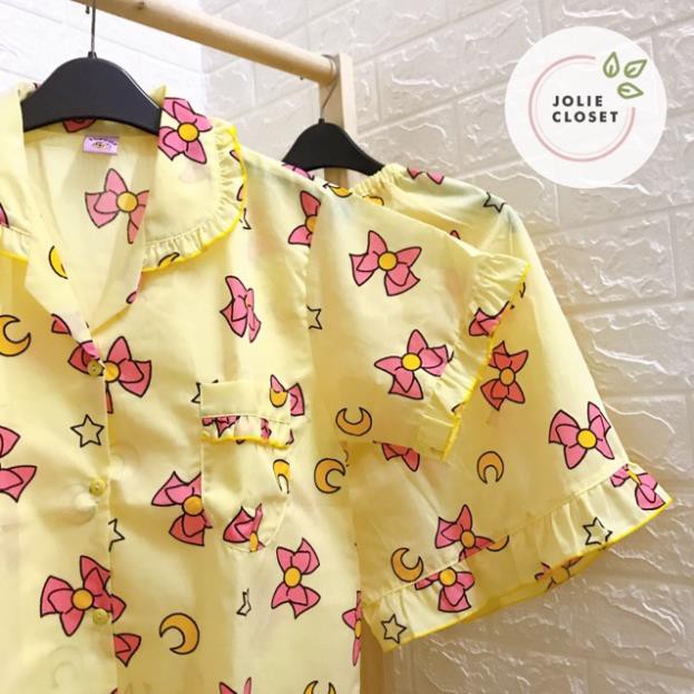 Bộ Ngủ Pijama Thái Lan Form Rộng Hình Nơ