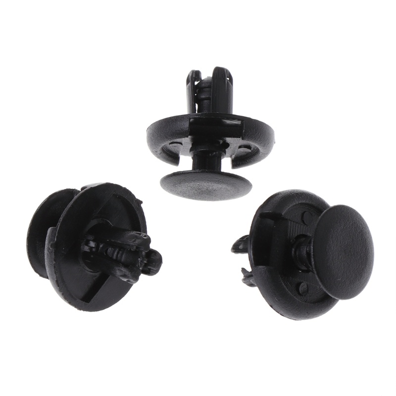 FENDER Bộ 50 Đinh Tán Nhựa Màu Đen 7mm Chuyên Dụng Cho Chắn Bùn Xe Hơi Suz