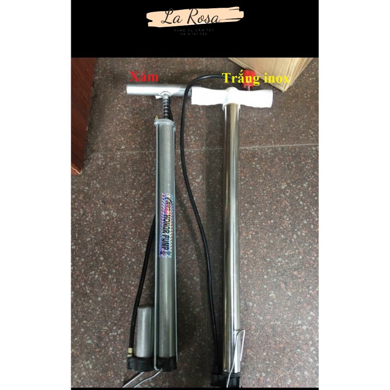 Bơm Xe Máy, Xe Đạp Có Bình Hơi Trợ Lực