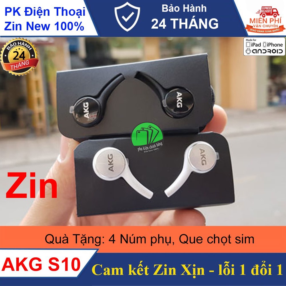 Tai nghe Samsung AKG S10, S10 Plus Chính Hãng, nguyên SEAL 100% - SIêu cấp