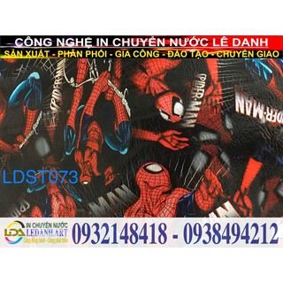 2 mét màng film in chuyển nước hình người nhện Spider men - LDST073