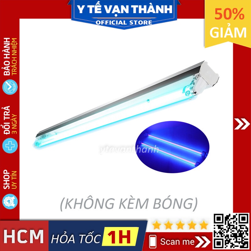 ✅ Bộ Máng Đèn Cực Tím UV Treo Tường- Nhôm, Không Chóa, (Nhiều Kích Thước) -VT0843