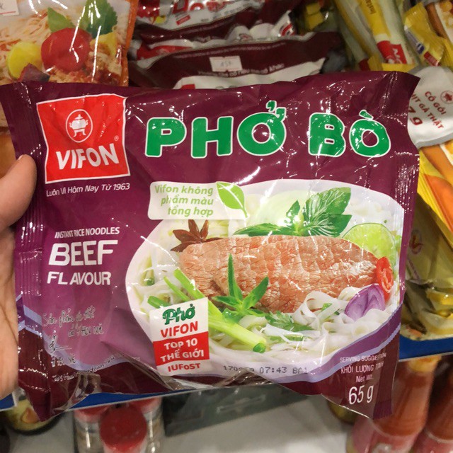 Phở bò vifon gói 65g