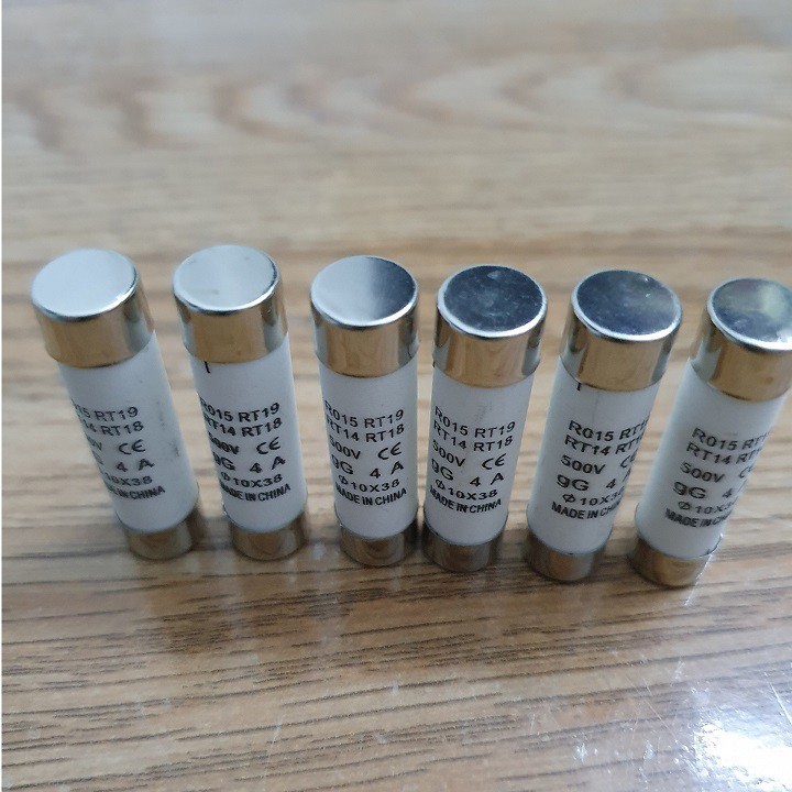 Cầu chì sứ RO15 - Ø10x38 - 500V Hộp 10 cái
