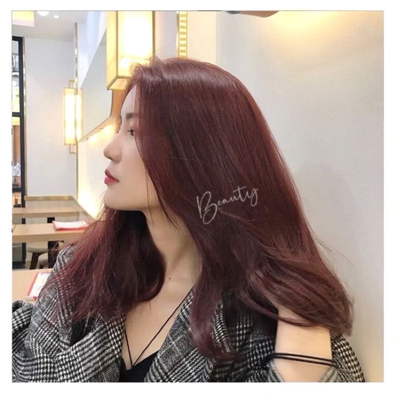 Thuốc Nhuộm Tóc NÂU HỒNG TRÀ SỮA - NÂU HỒNG ĐÀO Màu Nhuộm Tại Nhà Cực Đơn Giản