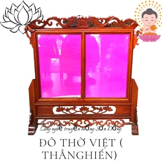 Khung ảnh thờ đôi gỗ hương [HÀNG CAO CẤP]
